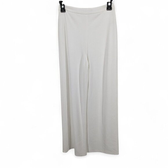 Lulu's Women's Wide Leg Flare Trousers Lined Pants Stretch Bridal Small - Picture 1 of 6